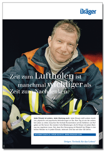 Dräger Anzeige Atemschutz Feuerwehrmann gif